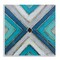 Stupell Industries Geometric Blue Symmetrical Design Wall Plaque Art